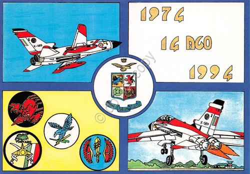 Cartolina Aereo Panavia Tornado MRCA Prototipo P05 1° volo 1979