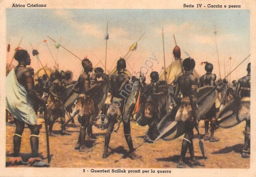 Cartolina Africa Cristiana Serie IV Caccia e pesca N. 3 …