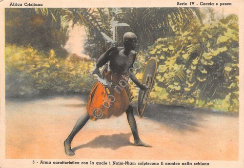 Cartolina Africa Cristiana Serie IV Caccia e pesca N. 5 …