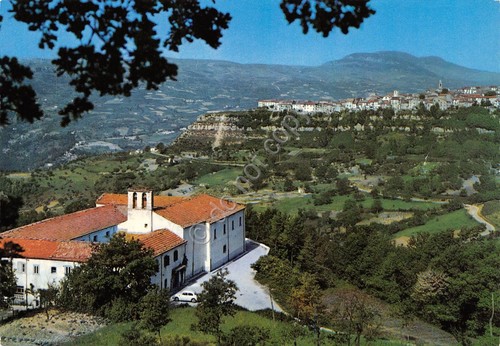 Cartolina Agnone Collegio e panorama anni '60