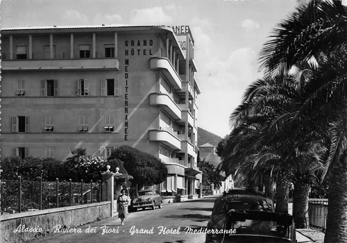 Cartolina Alassio Grand Hotel Mediterranee