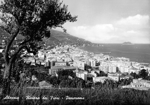 Cartolina Alassio Panorama