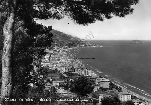 Cartolina Alassio Panorama da Ponente