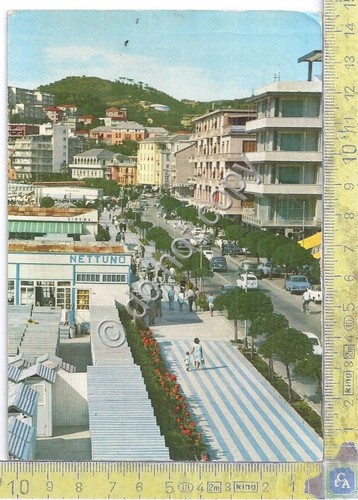 Cartolina Albisola Lungomare Artisti Bagni Nettuno 1976 (Savona)