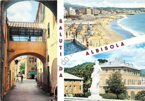 Cartolina Albisola vedute varie 1968 (Savona)