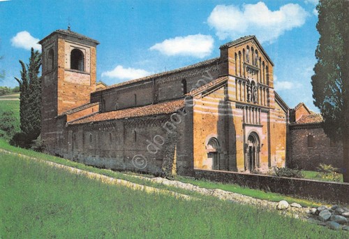 Cartolina Albugnano Asti Abbazia di N.S. di Vezzolano