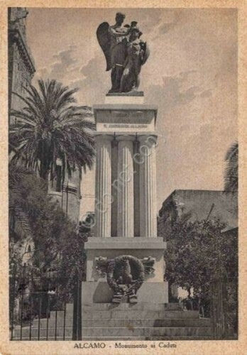 Cartolina Alcamo - Monumento ai caduti - 1938 - viaggiata …
