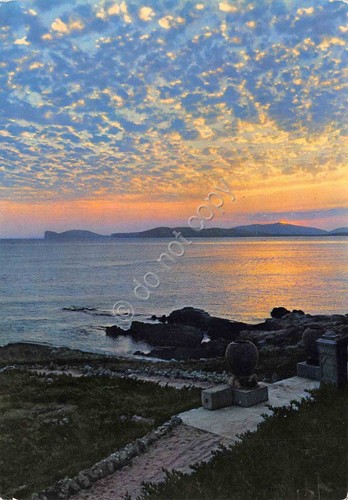 Cartolina Alghero Capo Caccia da Hotel Las Tronas 1964