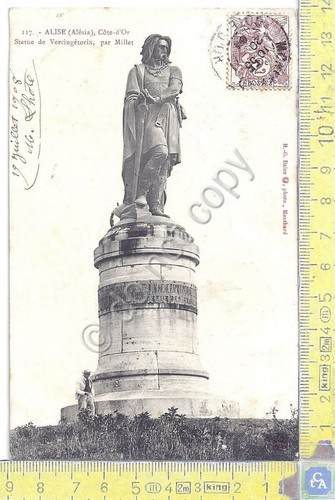 Cartolina Alise - Cote d'Or - Statue Vercingetorix - Vg …