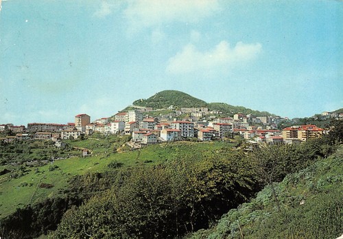 Cartolina Allumiere Panorama 1974