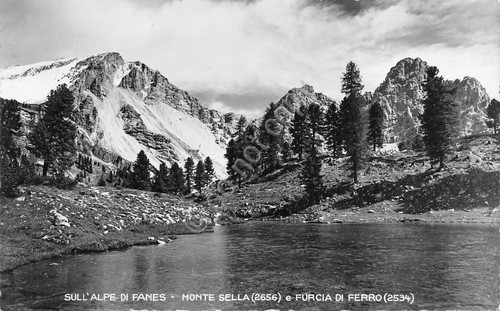 Cartolina Alpe di Fanes Monte Sella Furcia di Ferro 1948 …