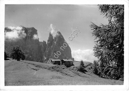 Cartolina Alpe di Siusi Scillar Touring Club Italiano 1958 (Bolzano)