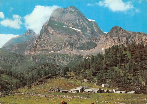 Cartolina Alpe Veglia Casolari di Cianciavero Monte Leone Timbro Ristoro …