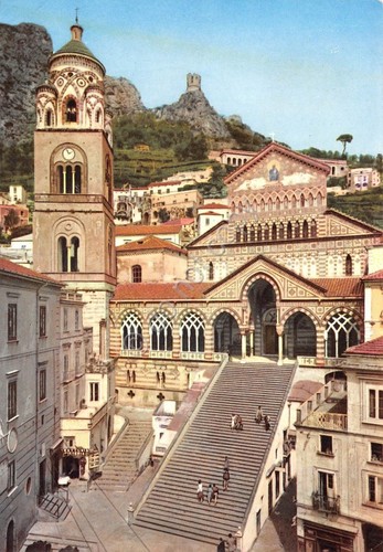 Cartolina Amalfi Cattedrale 1961 (Salerno)