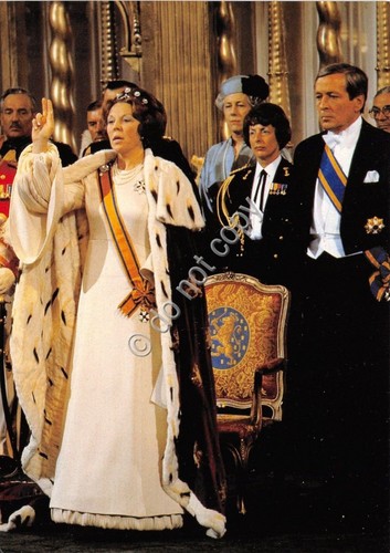 Cartolina Amsterdam Inhuldiging H.M. Koningin Beatrix 1980