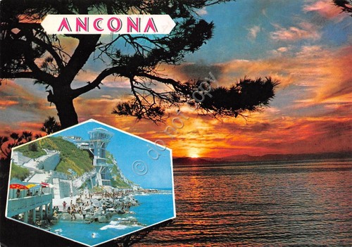 Cartolina Ancona 2 vedute 1967