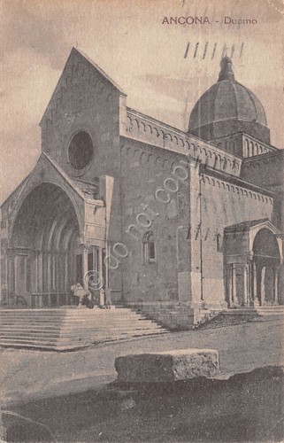 Cartolina Ancona Duomo 1926