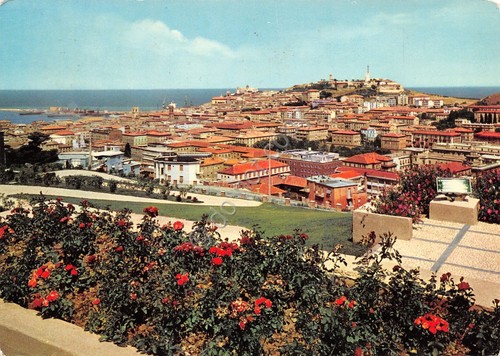 Cartolina Ancona Panorama Timbro città di Osimo concorso Pianisti 1976