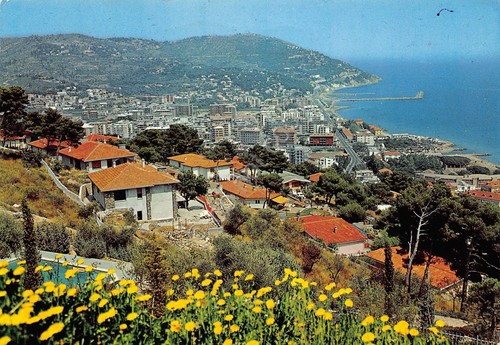 Cartolina Andora Marina Panorama case