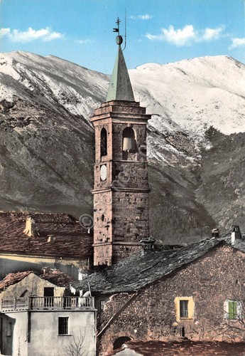 Cartolina Andrate Campanile 1959 segni