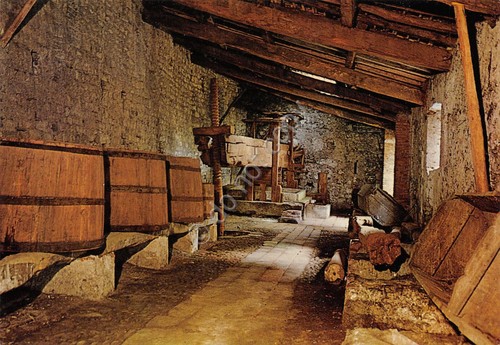 Cartolina Angera La Rocca Torchio del 1745 (Varese)