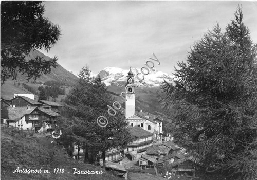 Cartolina Antagnod Panorama 1958