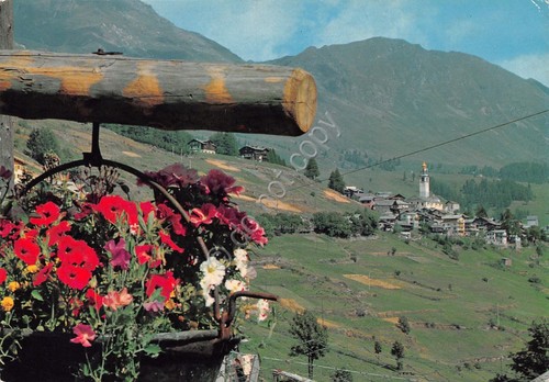 Cartolina Antagnod Panorama parziale (Aosta)