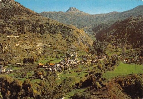 Cartolina Antey St. Andrè panorama e paese