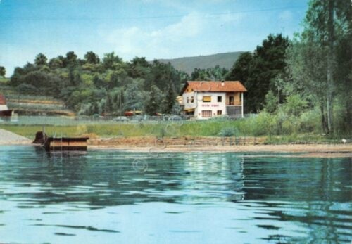 Cartolina Anzasco Piverone Ristorante Trota d'oro 1967