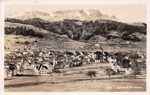 Cartolina Appenzel Panorama 1935