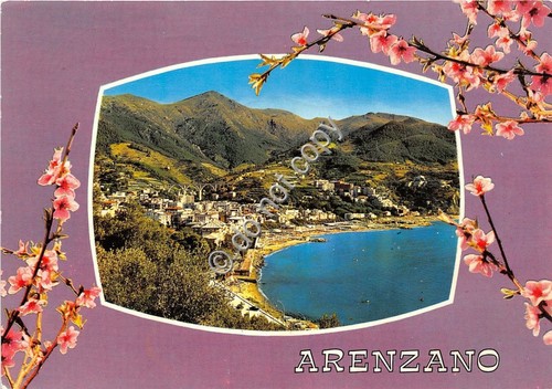 Cartolina Arenzano panorama 1970 (Genova)