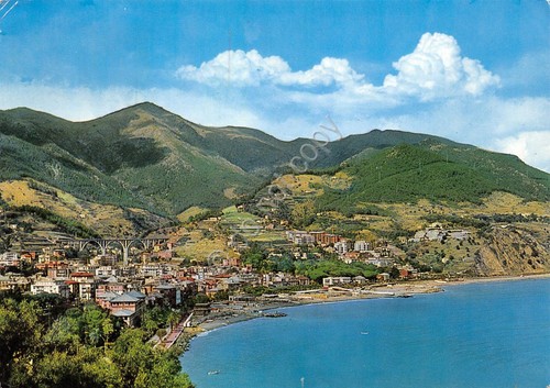 Cartolina Arenzano Panorama da ponente 1972 (Genova)