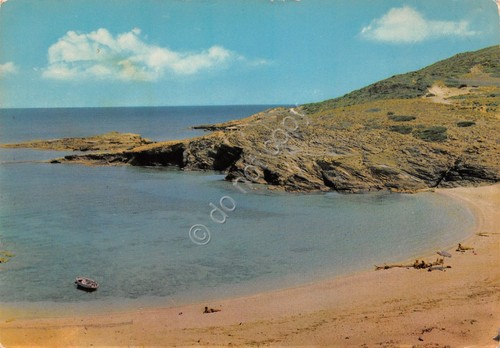 Cartolina Argentiera Sassari Porto Palmas 1966 grinze