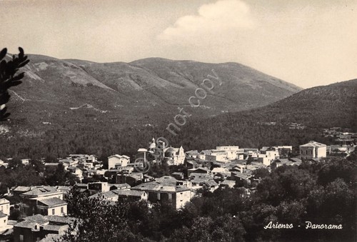 Cartolina Arienzo panorama paese anni '50