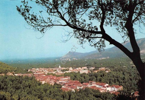 Cartolina Arienzo Panorama paese dall'alto anni '70