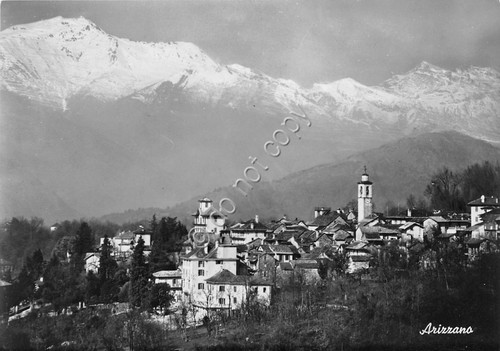 Cartolina Arizzano Panorama 1956