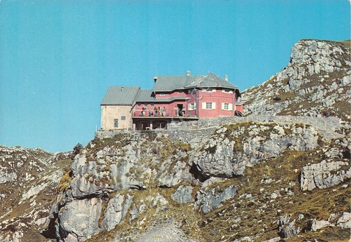 Cartolina Artavaggio Valsassina Rifugio Cazzaniga timbro Ass Naz Alpini timbro