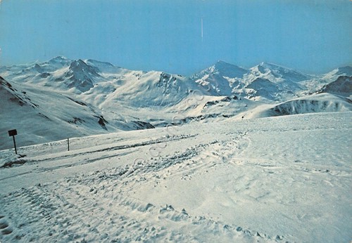 Cartolina Artesina Futuro di Artesina da Cima Durand 1983 sci …