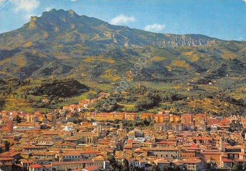 Cartolina Ascoli Piceno Panorama e Monte dell'Ascensione