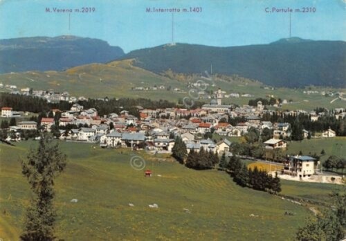Cartolina Asiago panorama 1973 (Vicenza)