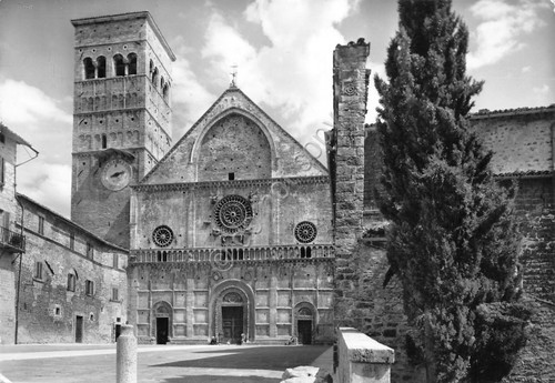 Cartolina Assisi Cattedrale San Rufino 1964