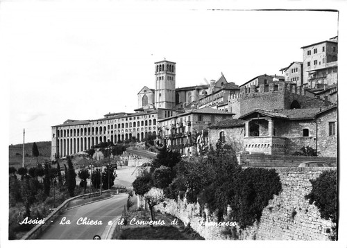 Cartolina Assisi Stampa Fotografica Rotativa Bromofoto n.25