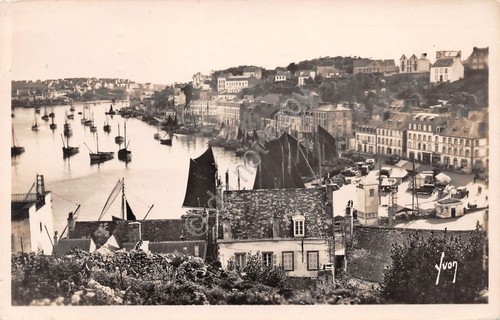 Cartolina Audierne Finistere Vue panoramaique 1965