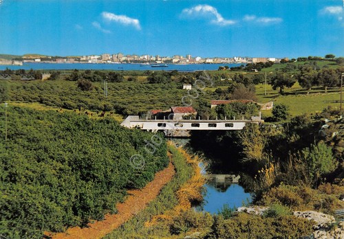 Cartolina Augusta Contrada Mulinello panorama 1968