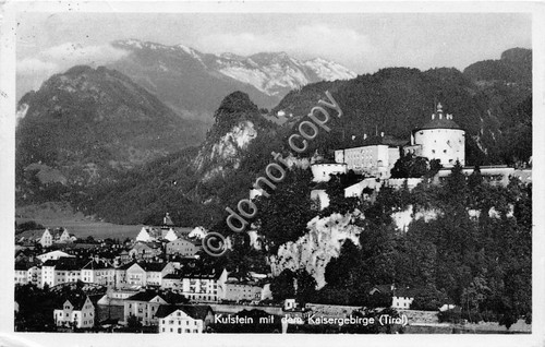 Cartolina Austria Kulstein Kaisergebirge 1951