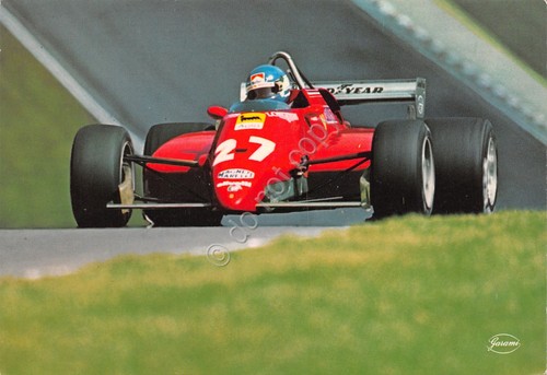 Cartolina Auto da corsa Formula 1 N. 27 Rossa Magneti …