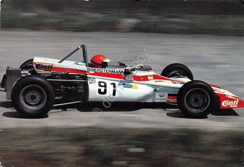 Cartolina Automobilismo auto da corsa n. 91 W. Berstermann