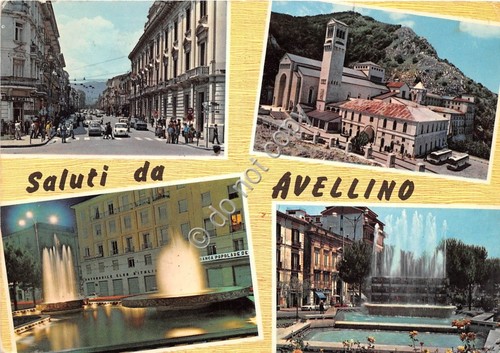 Cartolina Avellino Vedutine 1969
