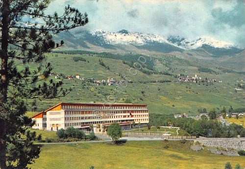 Cartolina Ayas Perriasc Colonia alpina di Genova