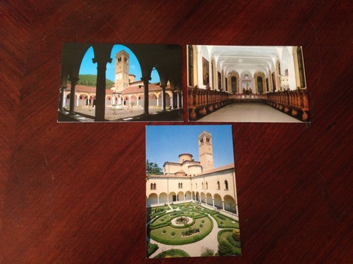 Cartolina Badia Abbazia di Praglia lotto di 3 cartoline (Padova)